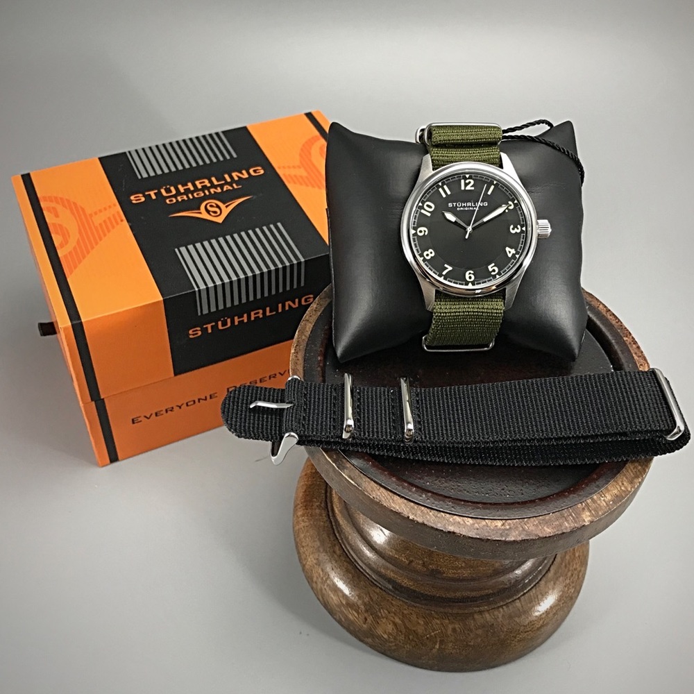 Stührling Original Men's Aviator Watch